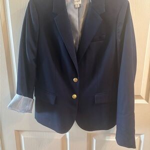 J. Crew navy Schoolboy Blazer
